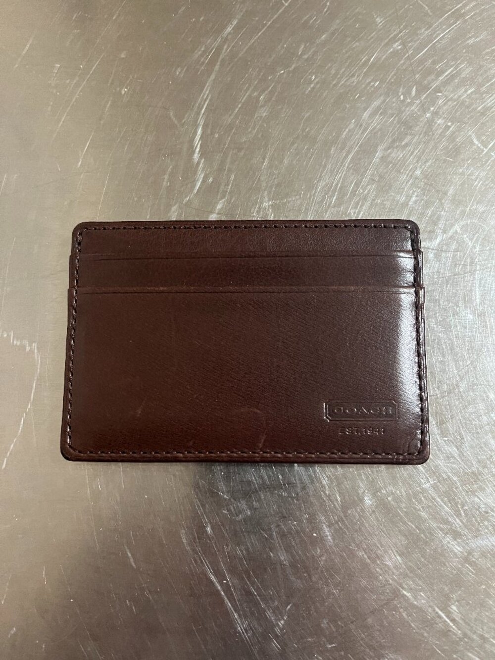 COACH Brown Card Holder